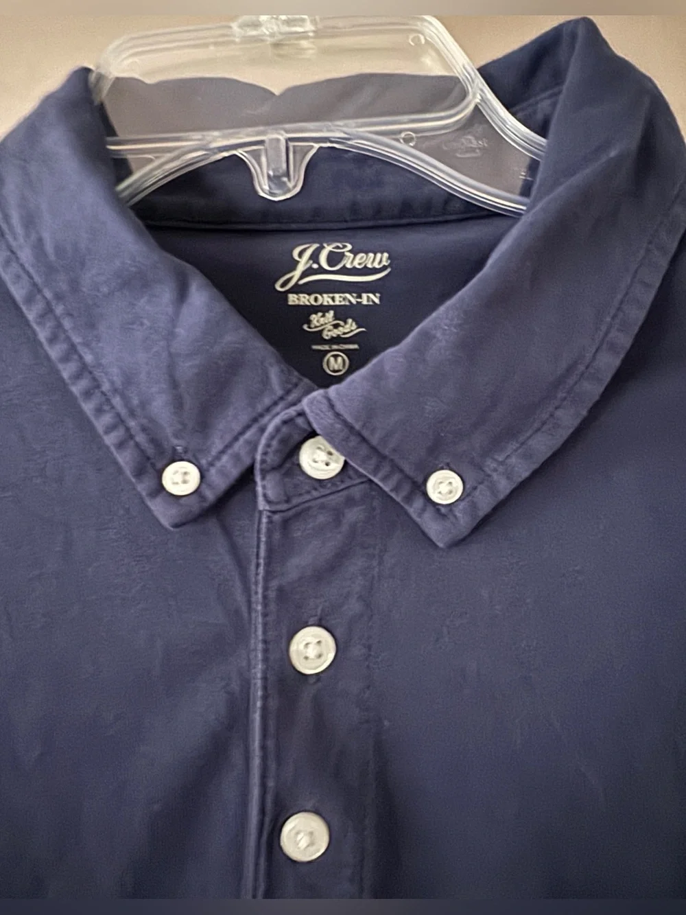 J. Crew Men’s Navy Broken-In Polo. Size M.  A+ Condition. Very soft! Retail $79.